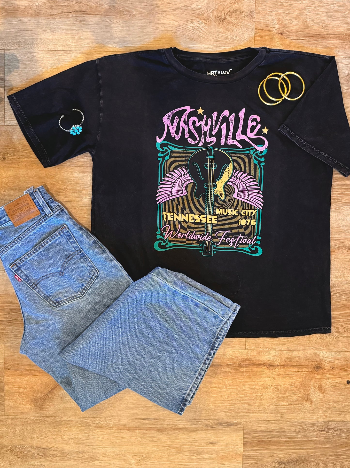 Nashville Tee- Black