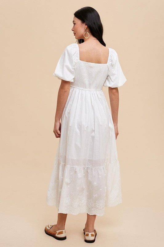 Just White for You Dress