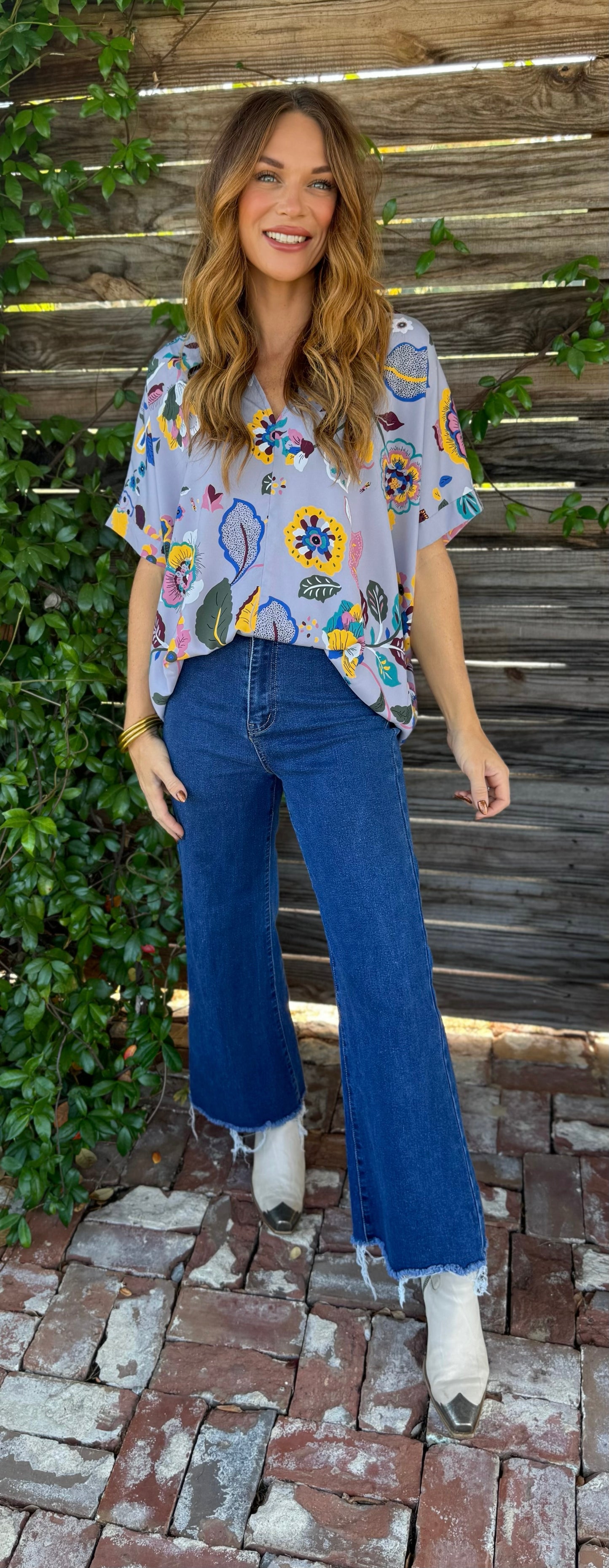 Vintage Floral Top