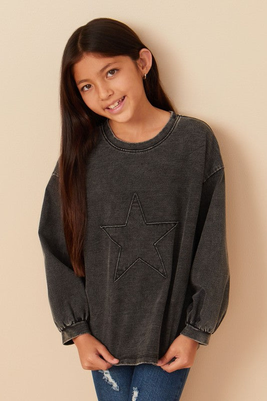 She’s a Star Mineral Washed Top