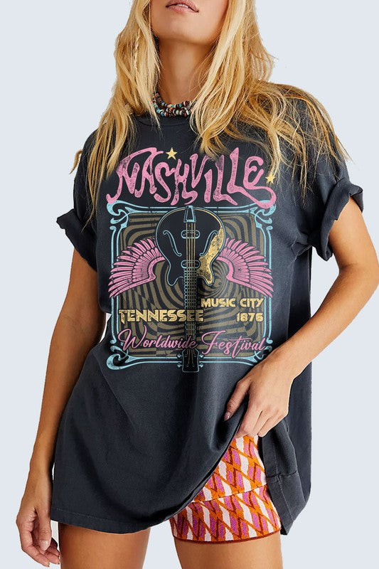 Nashville Tee- Black