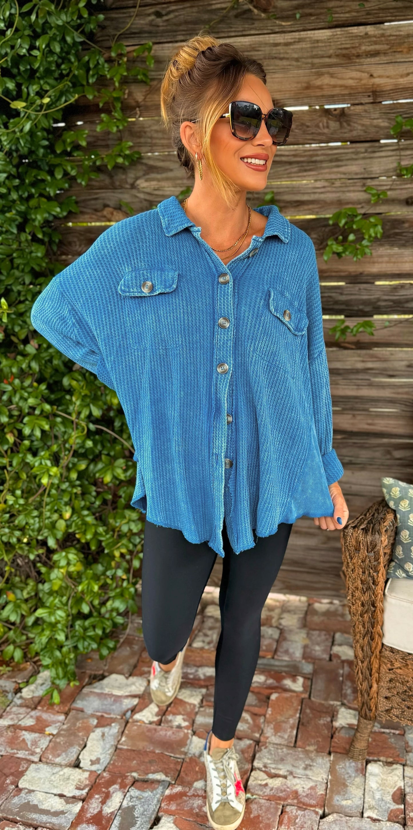 The Vintage Washed Shacket
