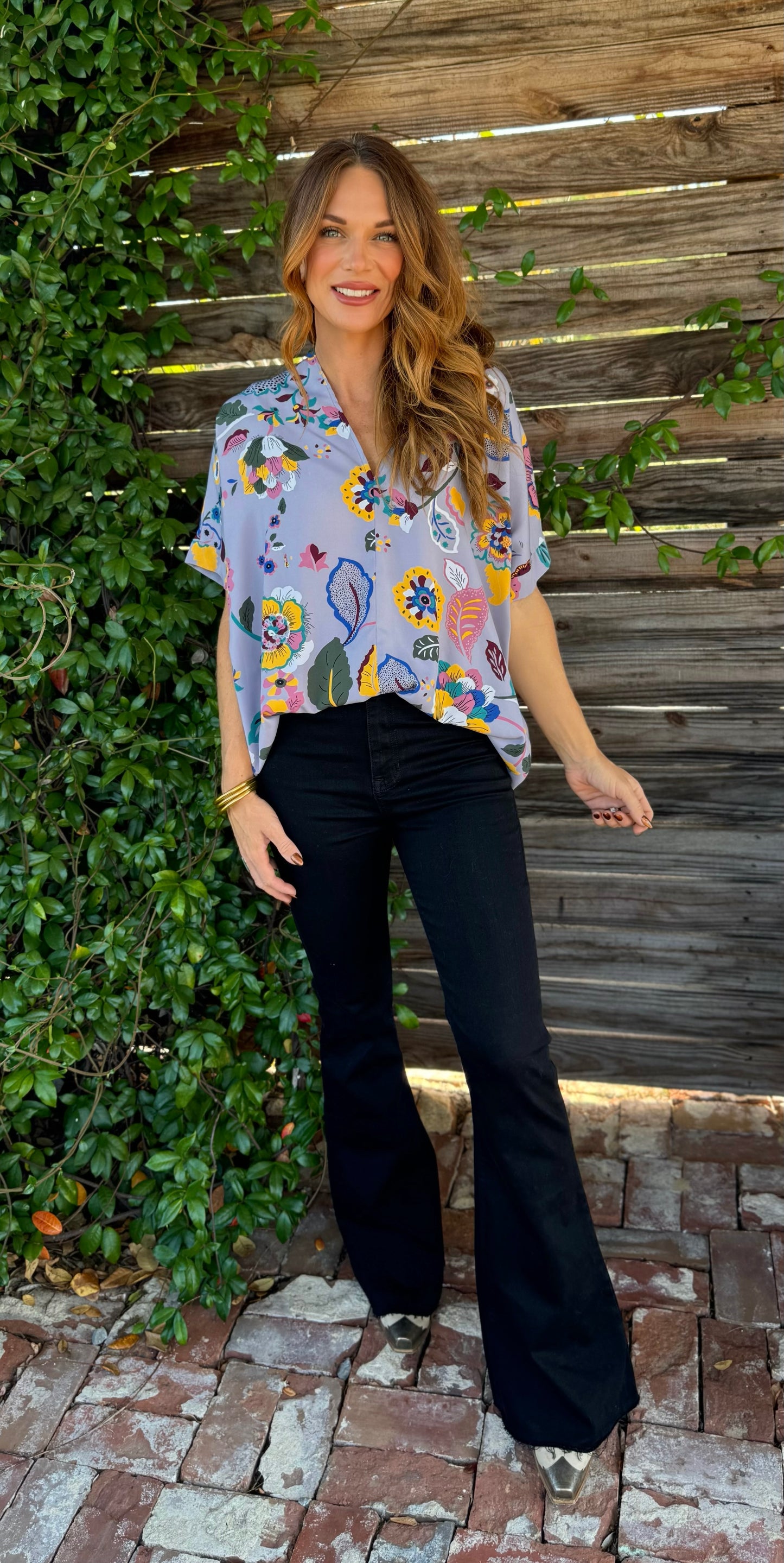 Vintage Floral Top