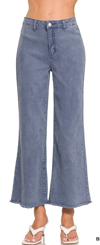 Blackberry Wide Leg Denim