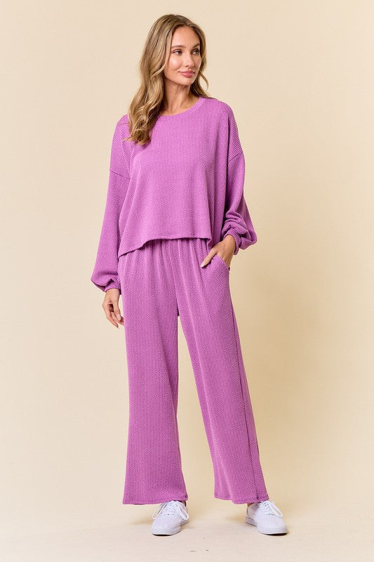 Fall Ribbed Sets. Arr. (11/10)