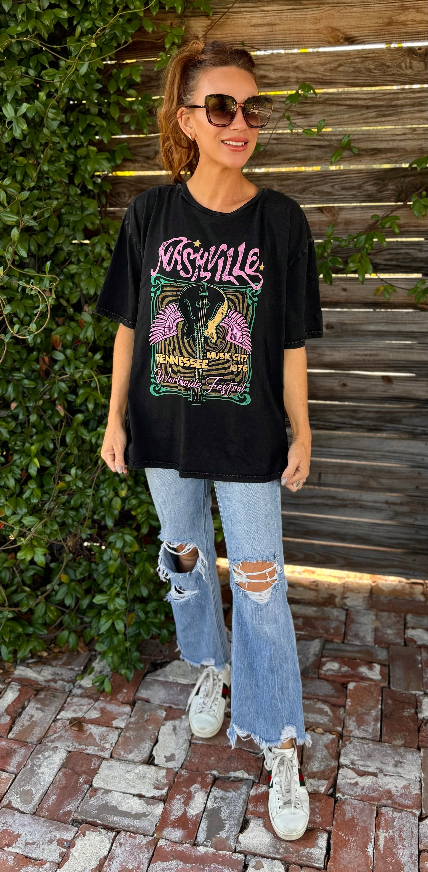 Nashville Tee- Black