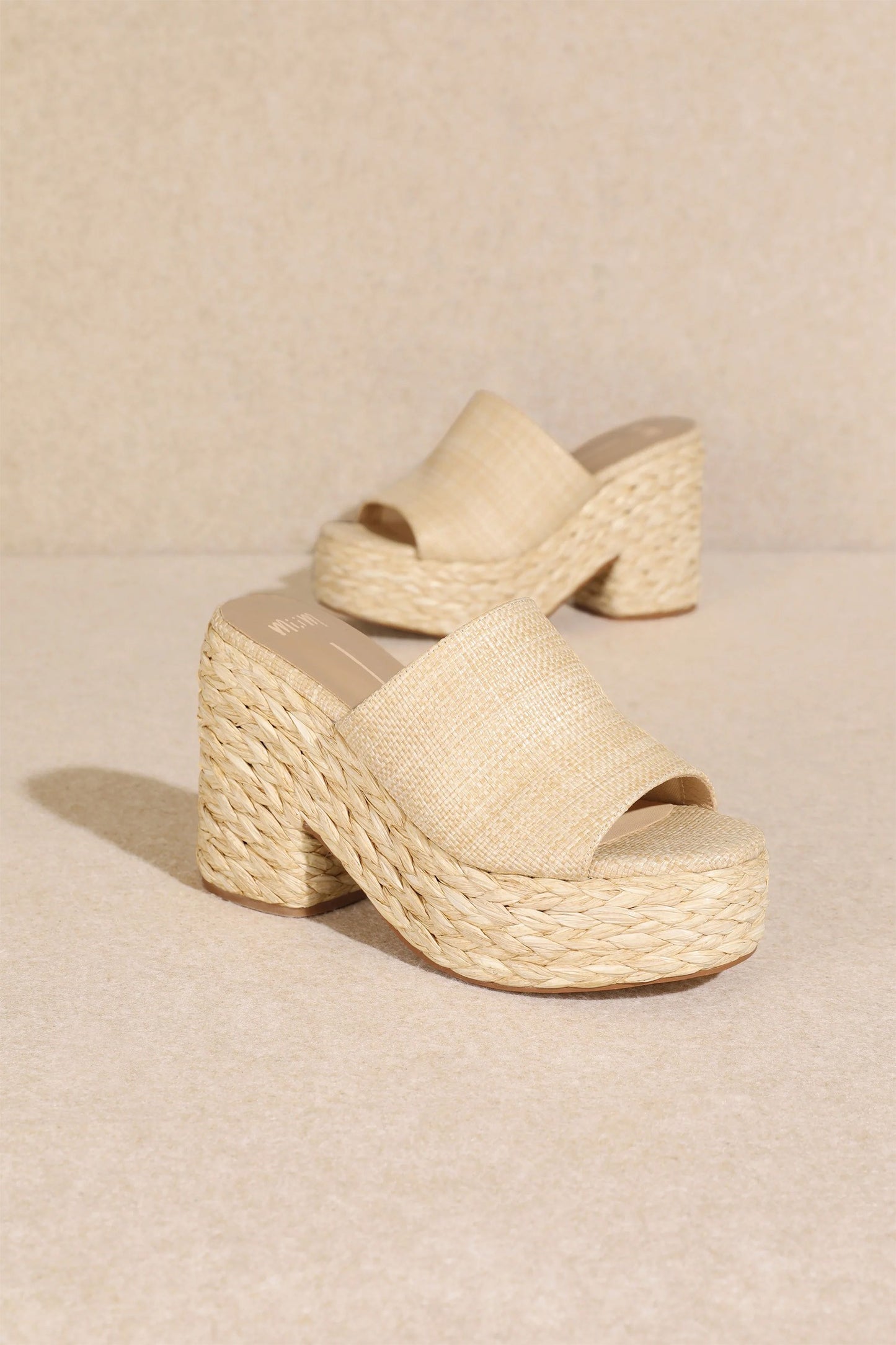 Strut Your Stuff Raffia Heel