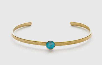 Authentic Turquoise Gemstone Cuff