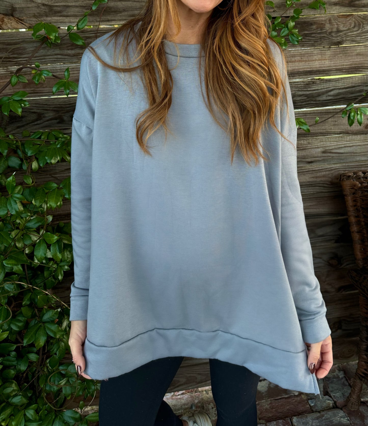 Slit Sweater Pullover