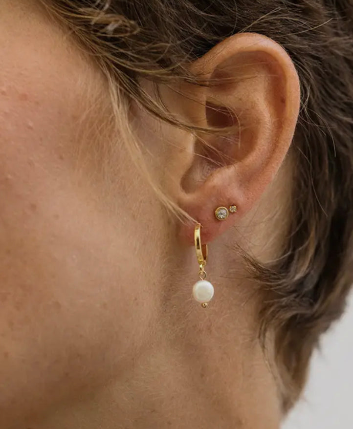 Authentic Fresh Water Pearl Earrings