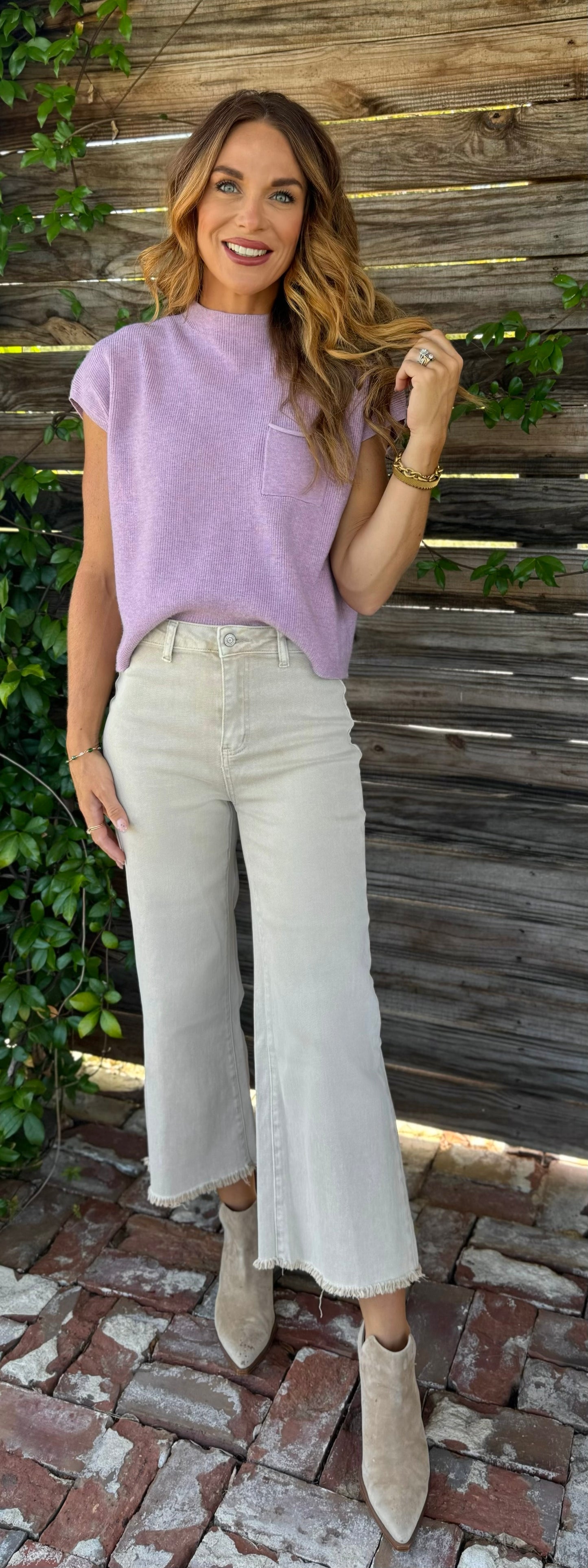 Lavender Fall Feeling Top