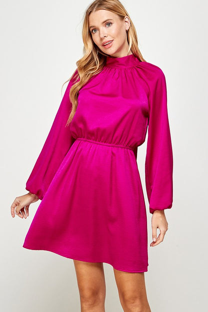 Stella’s Winter Satin Dress (3 colors)