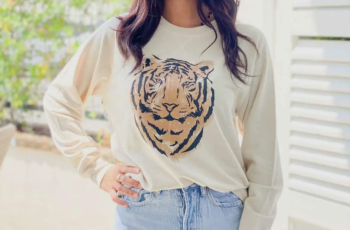 Watercolor Tiger Sweater