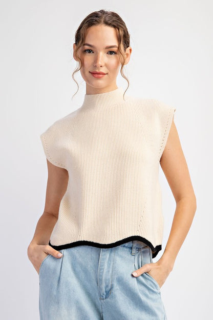 Wave on Wave Mock Top (preorder)