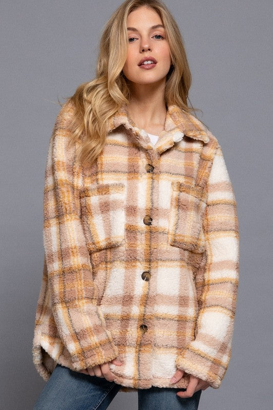 Oversized Plaid Jackets