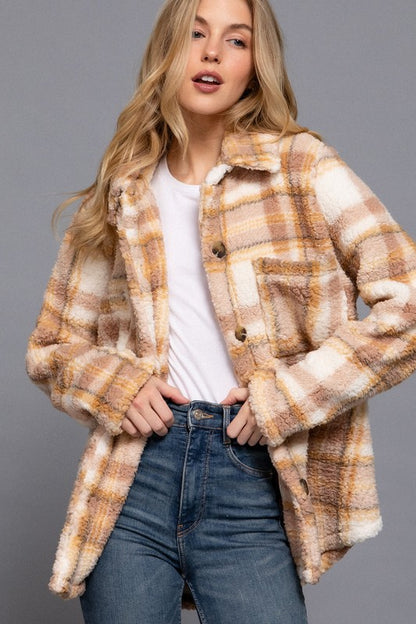 Oversized Plaid Jackets