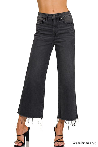 Black Wide Leg Denim