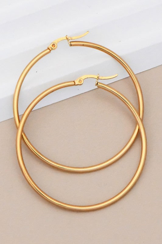 Gold 2” Hoops